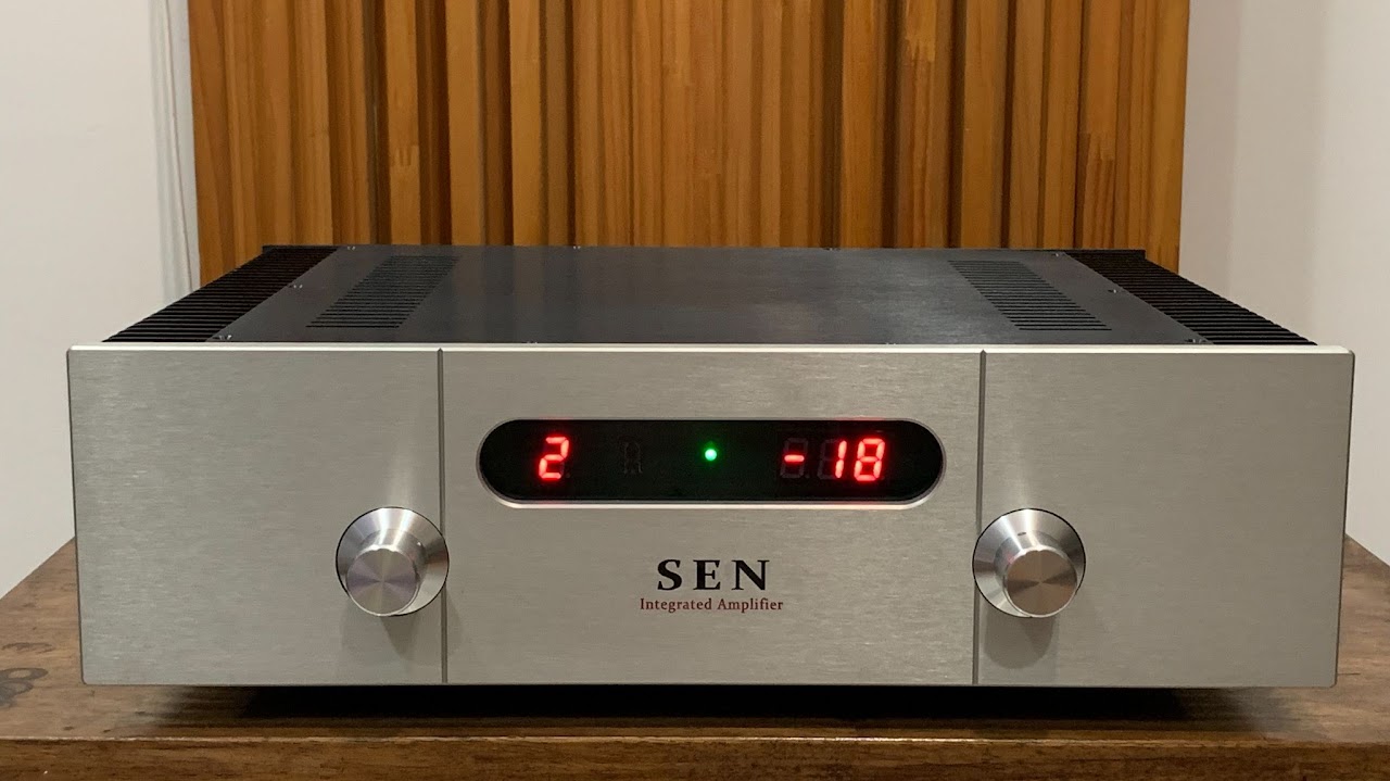SEN mk3 integrated amplifier — front view